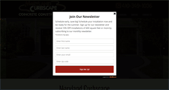 Desktop Screenshot of marylandcurbscape.com